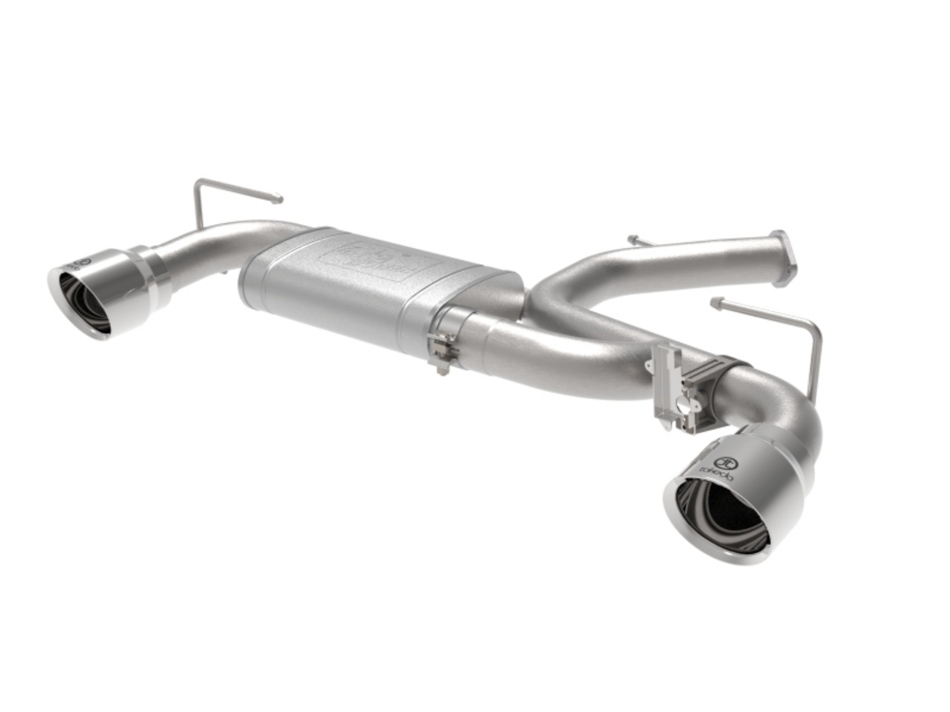 Picture of aFe Hyundai Veloster N 21-22 L4-2-0L t Takeda Axle-Back Exhaust System- Polished Tips