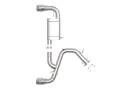 Picture of aFe Hyundai Veloster N 21-22 L4-2-0L t Takeda Axle-Back Exhaust System- Polished Tips