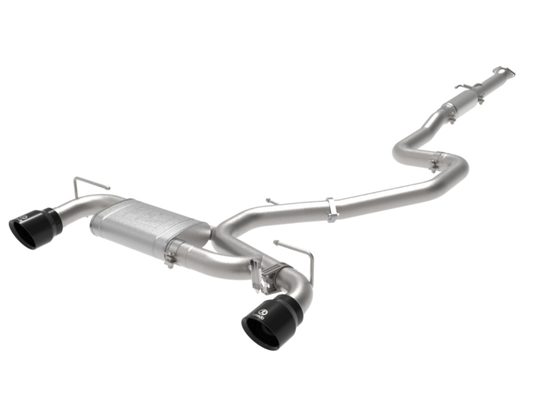 Picture of aFe Hyundai Veloster N 21-22 L4-2-0L t Takeda Cat-Back Exhaust System- Black Tips