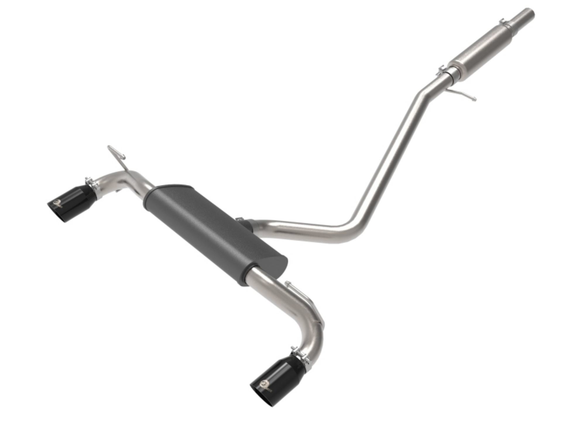 Picture of aFe Ford Bronco Sport 21-22 L3-1-5L t-L4-2-0L t Vulcan Cat-Back Exhaust System- Black Tips