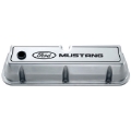 Picture of Ford Racing Ford 289-302-351W Die-Cast Valve Covers - Polished w-Black Logo