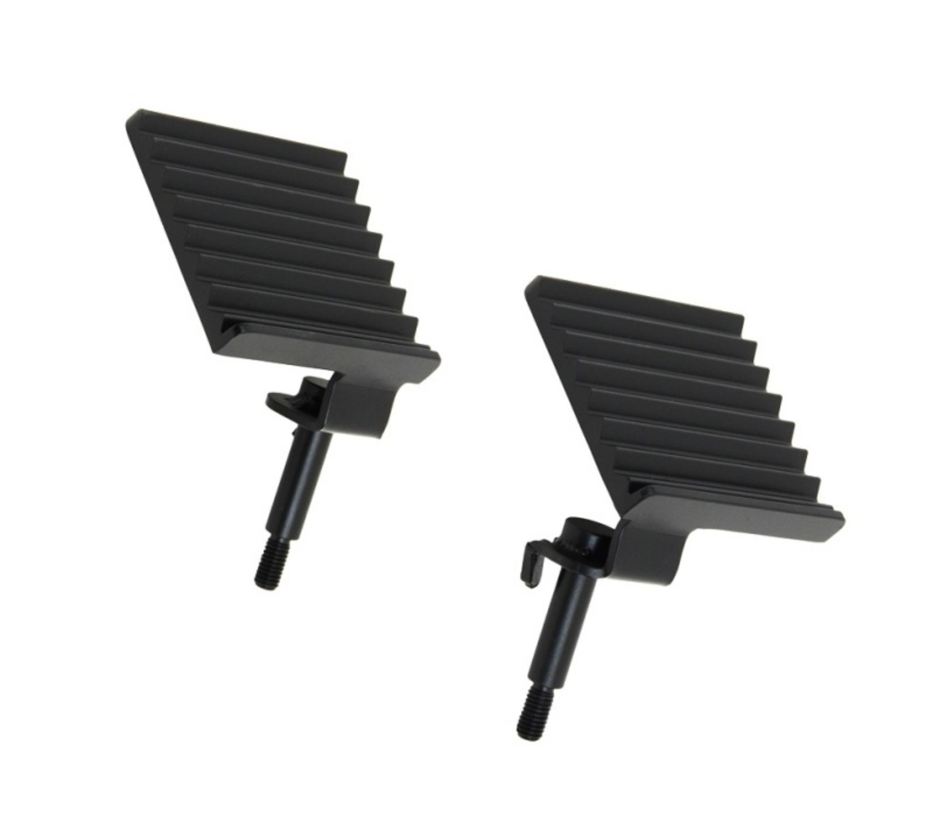 Picture of Fishbone Offroad 07-18 Jeep Wrangler JK - Foot Peg Set - Black