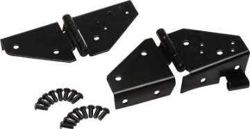 Picture of Kentrol 76-95 Jeep CJ-Wrangler YJ Windshield Hinge Pair - Powdercoat Black