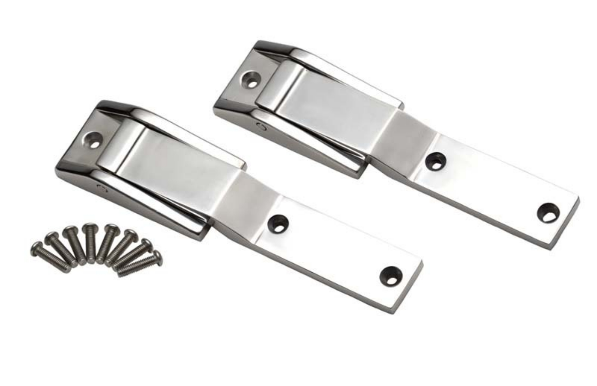 Picture of Kentrol 97-04 Jeep Wrangler TJ Tailgate Hinge Pair - Polished Silver