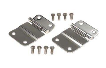 Picture of Kentrol 76-86 Jeep CJ7 Tailgate Hinge Pair - Polished Silver