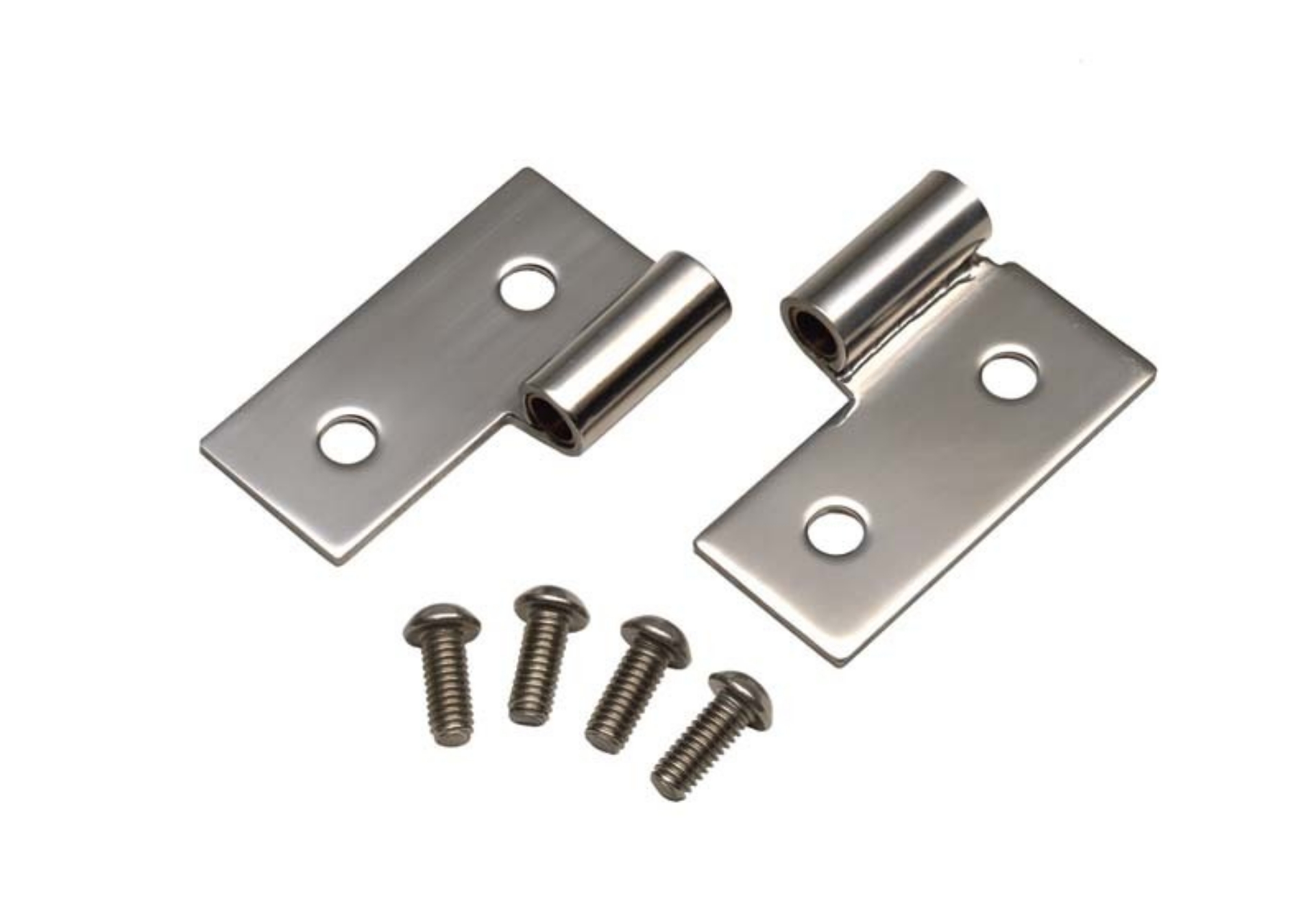 Picture of Kentrol 76-06 JEEP CJ Wrangler YJ-TJ Lower Door Hinge Pair - Polished Silver