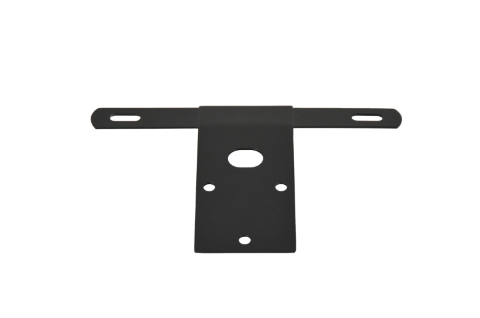 Picture of Kentrol 76-86 Jeep CJ License Plate Bracket - Powdercoat Black