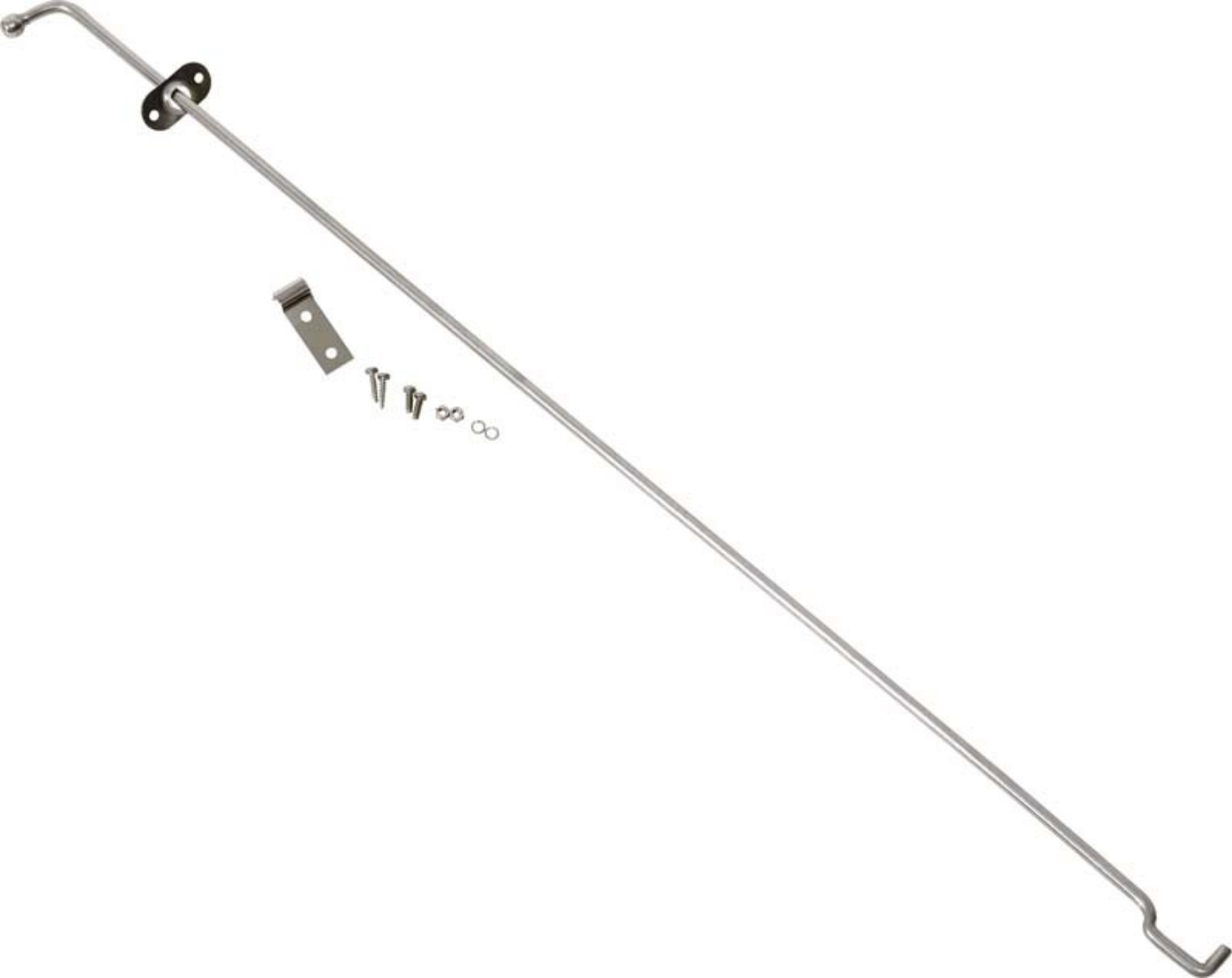 Picture of Kentrol 72-86 Jeep CJ Hood Prop Rod - Polished Silver