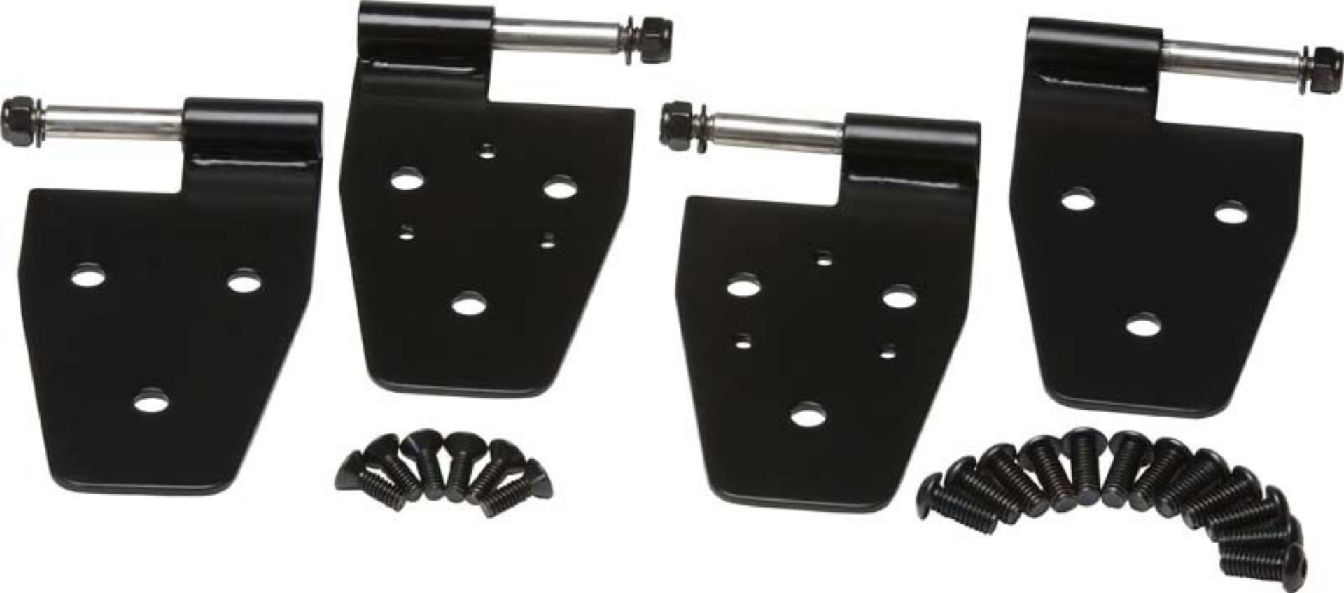 Picture of Kentrol 87-95 Jeep Wrangler YJ Door Hinge Set 4 Pieces - Powdercoat Black