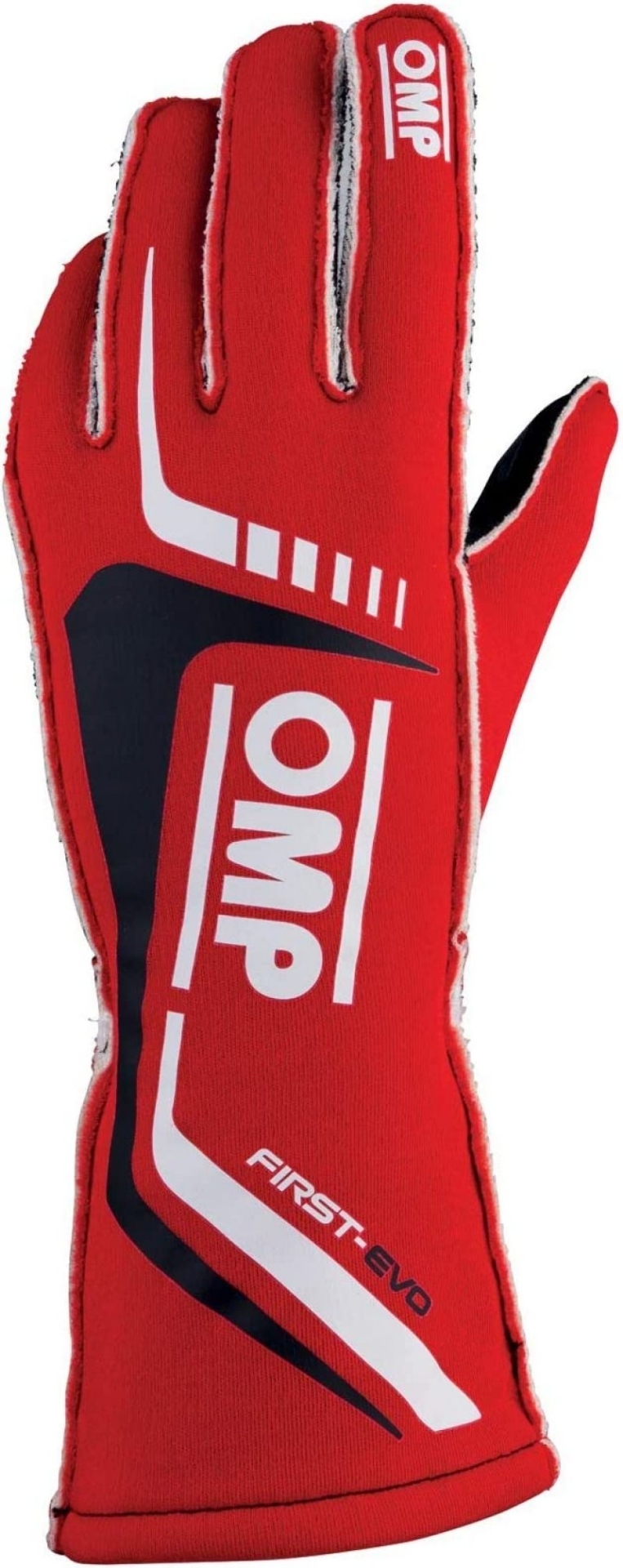 Picture of OMP First Evo Gloves Red - Size M Fia 8856-2018