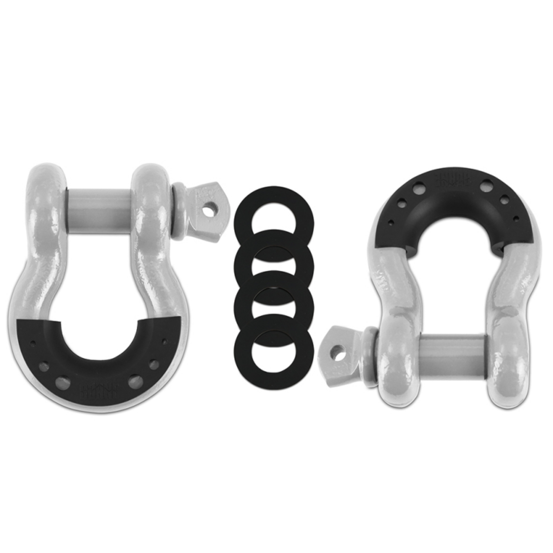 Picture of Borne Off-Road Borne D-Ring Shackle Set Grey