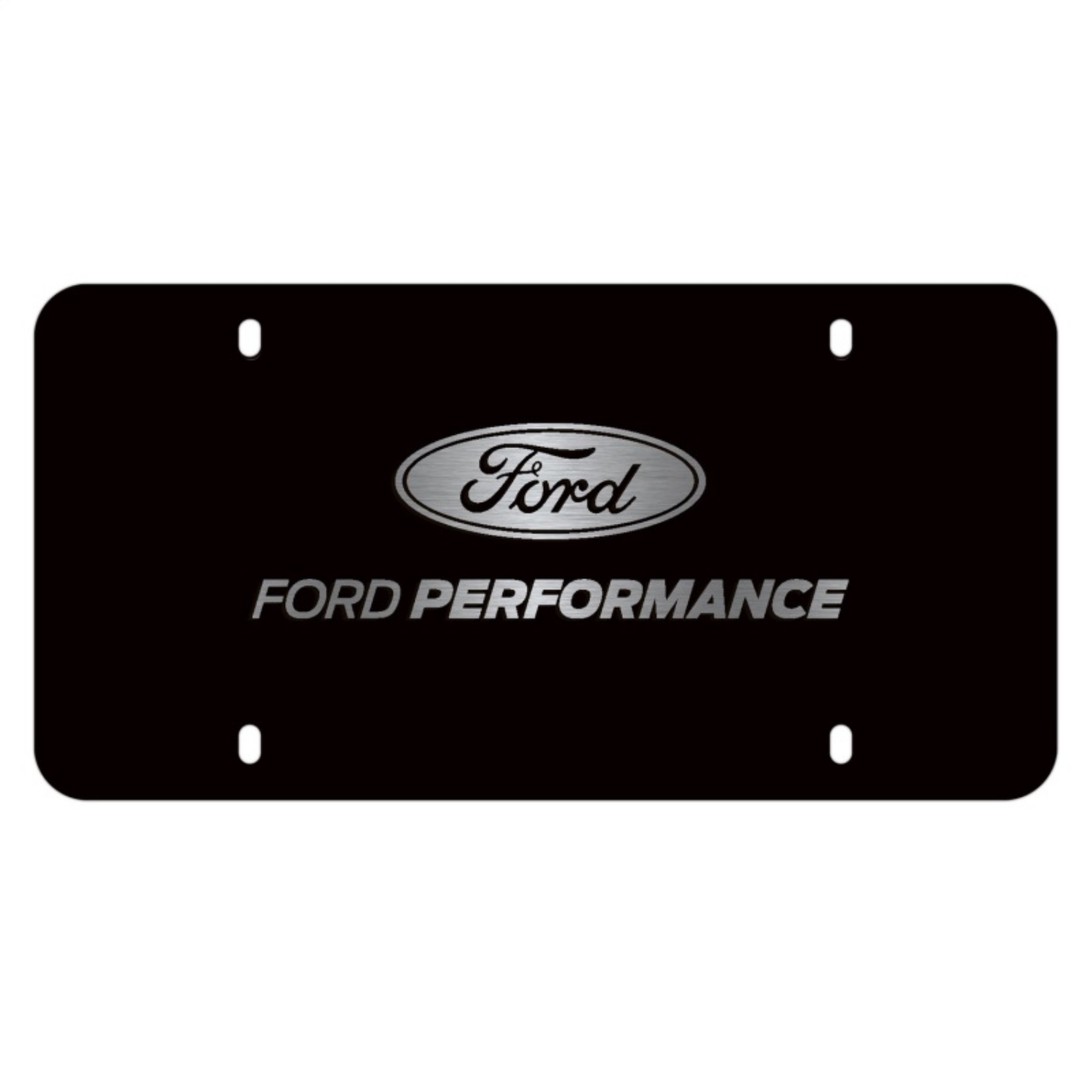 Picture of Ford Racing Black Stainless Steel Marque Plate