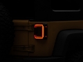 Picture of Raxiom 07-18 Jeep Wrangler JK Axial Series LED Halo Tail Lights- Black Housing Dark Smoked Lens