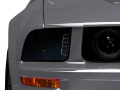 Picture of Raxiom 05-09 Ford Mustang w- Halogen LED Halo Prjctr Headlights-Blk HsngSmoked Lens Exclude GT500