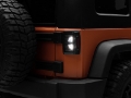 Picture of Raxiom 07-18 Jeep Wrangler JK Axial Series Vision LED Tail Lights- Black Housing Smoked Lens