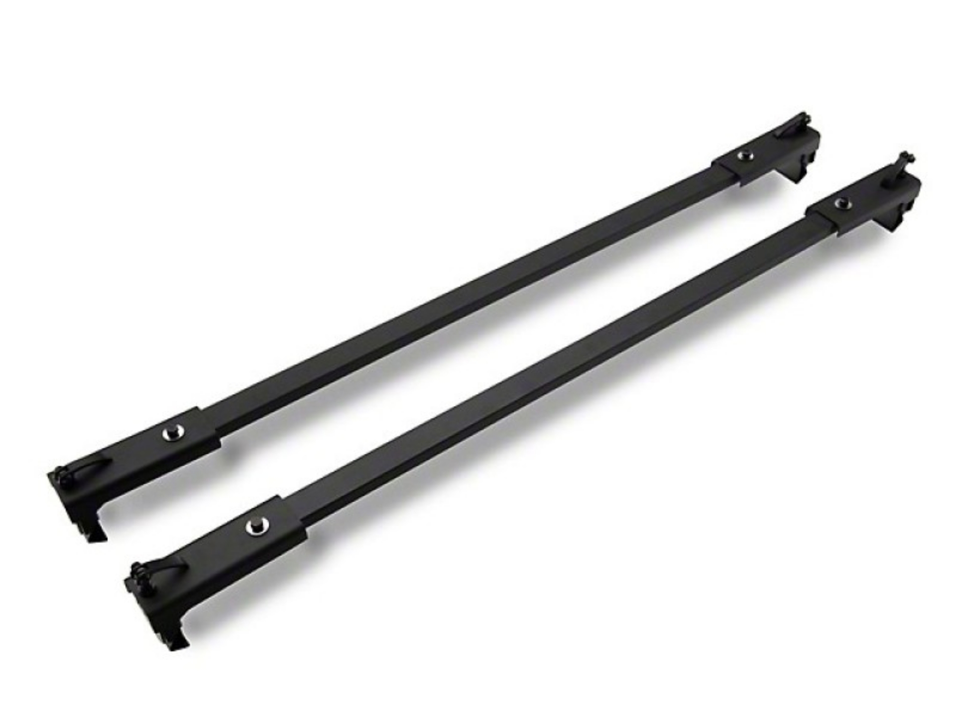 Picture of Officially Licensed Jeep 07-18 Jeep Wrangler JK 4Door Two Bar Removable Roof Rack w- Jeep Logo