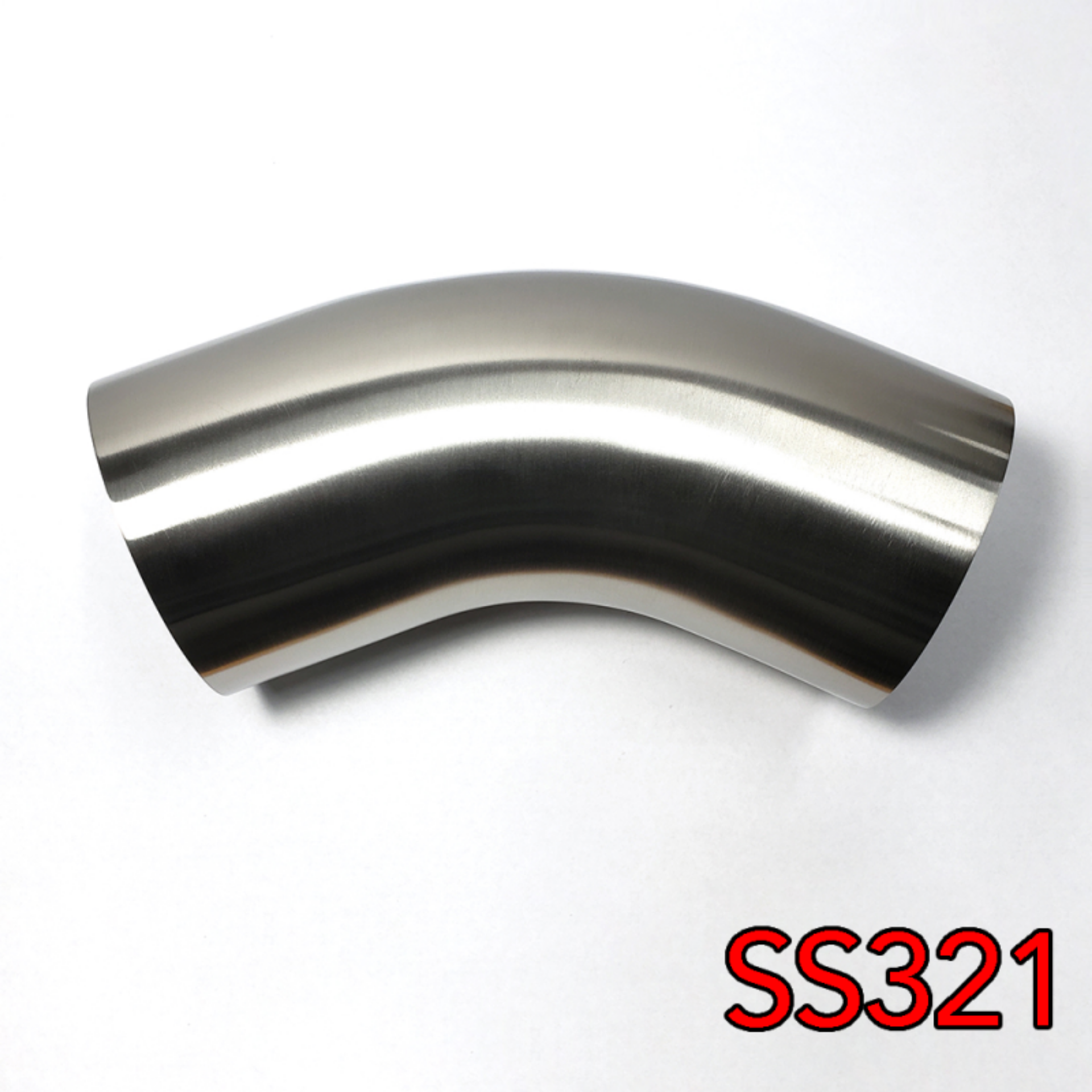 Picture of Stainless Bros 1-5in SS321 45 Deg Mandrel Bend Elbow - 1-5D Radius 16GA--065in Wall Leg