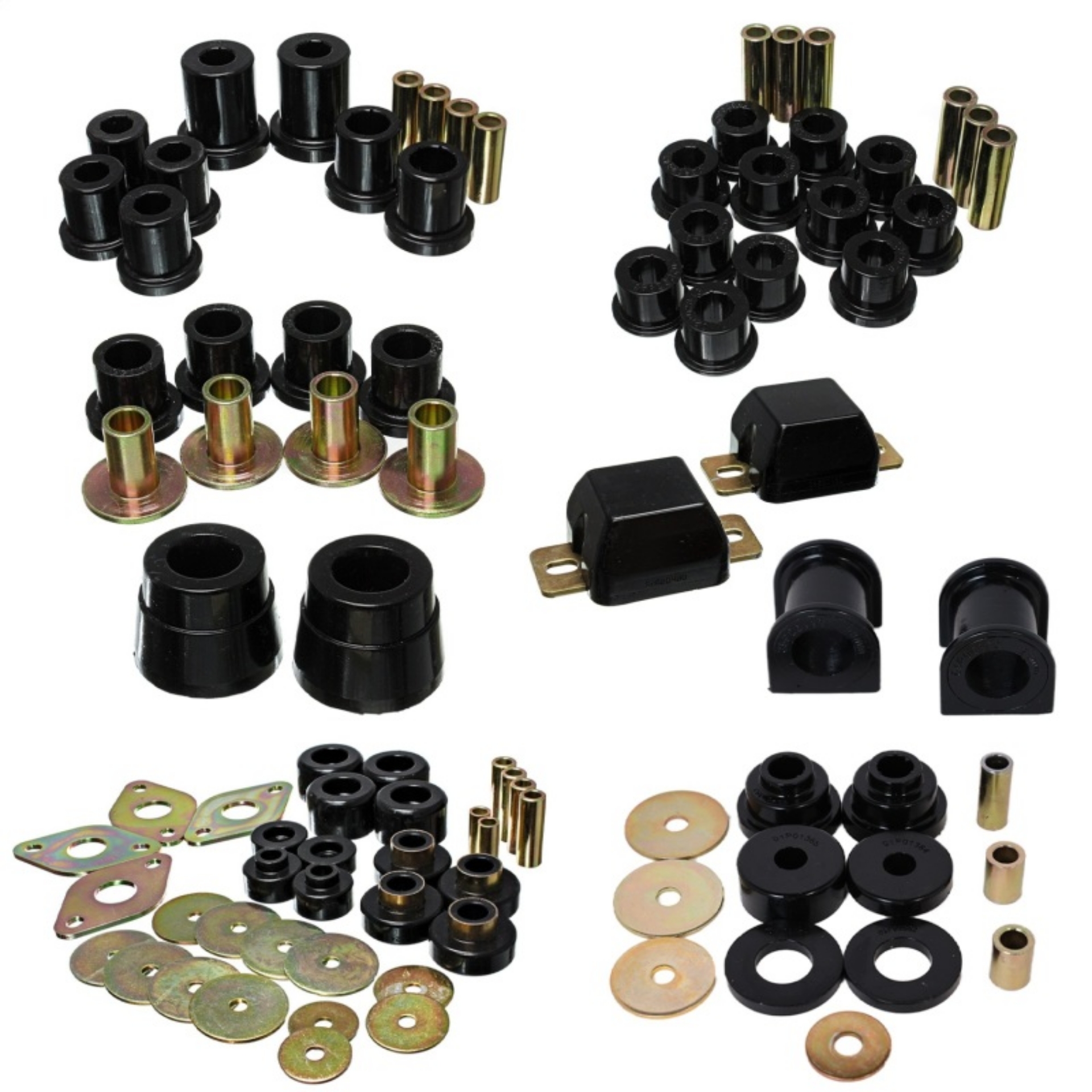 Picture of Energy Suspension 05-15 Toyota Tacoma 4WD Hyper-Flex Master Bushing Set - Black