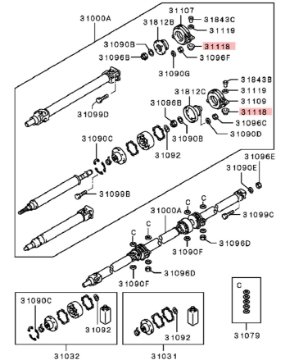 Picture of Driveshaft Carrier Bearing Insulator