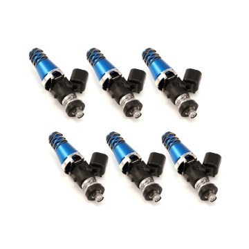 Picture of Injector Dynamics ID1050X Injectors - 60mm Length - 11mm Blue Top - 204 Lower Cushion Set of 6