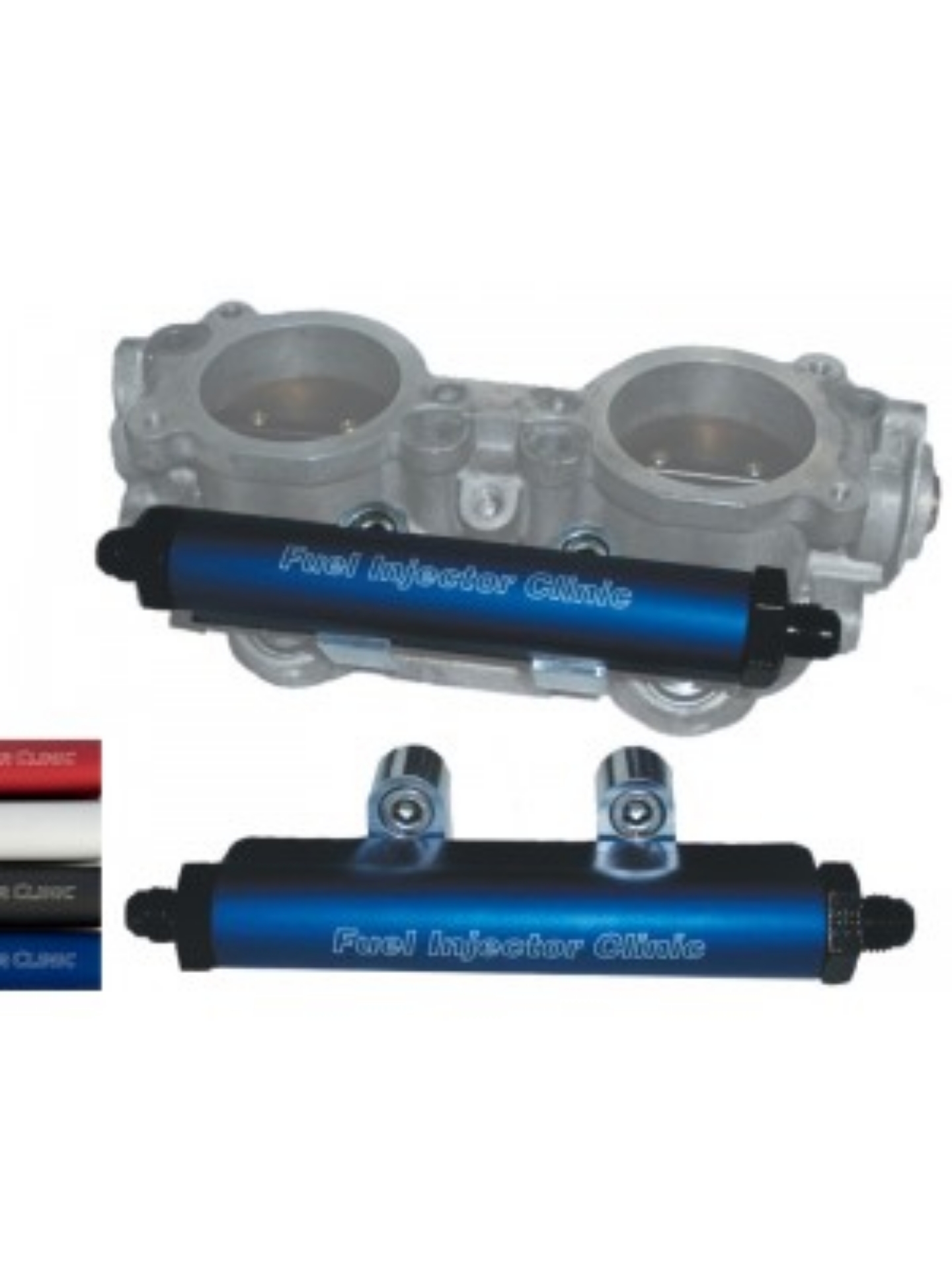 Picture of Subaru STi ('04 -'06) OR Legacy GT ('05-'06) Top Feed Conversion Fuel Rails With -6 Fittings